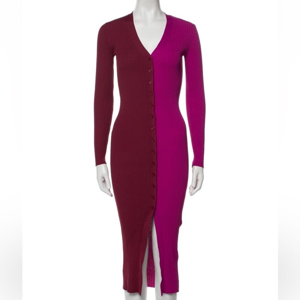 Staud Colorblock Sweater dress